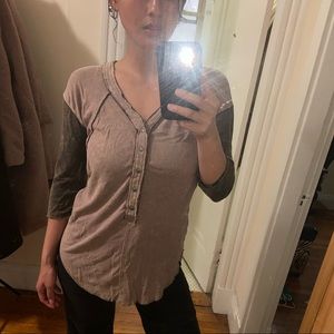 FREE PEOPLE LIGHTWEIGHT LOUNGE LONG SLEEVE 🤍 SIZE XS